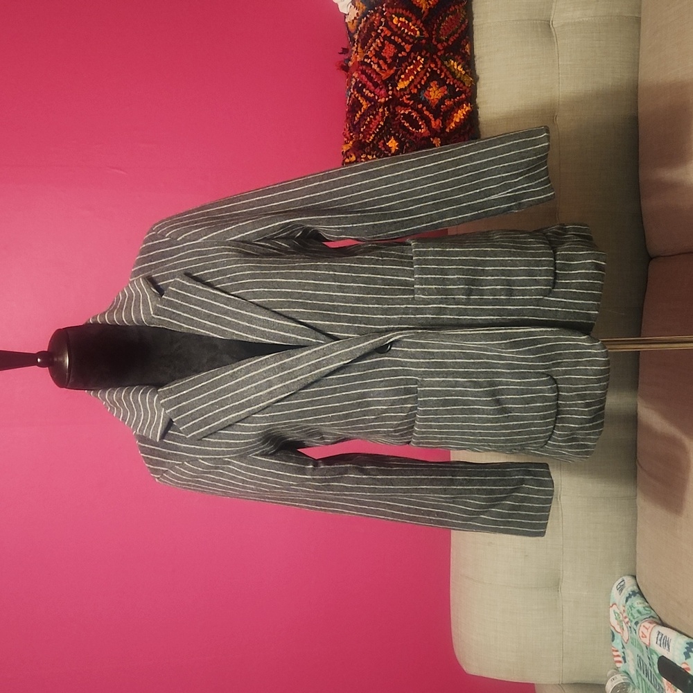 Grey Striped Blazer!